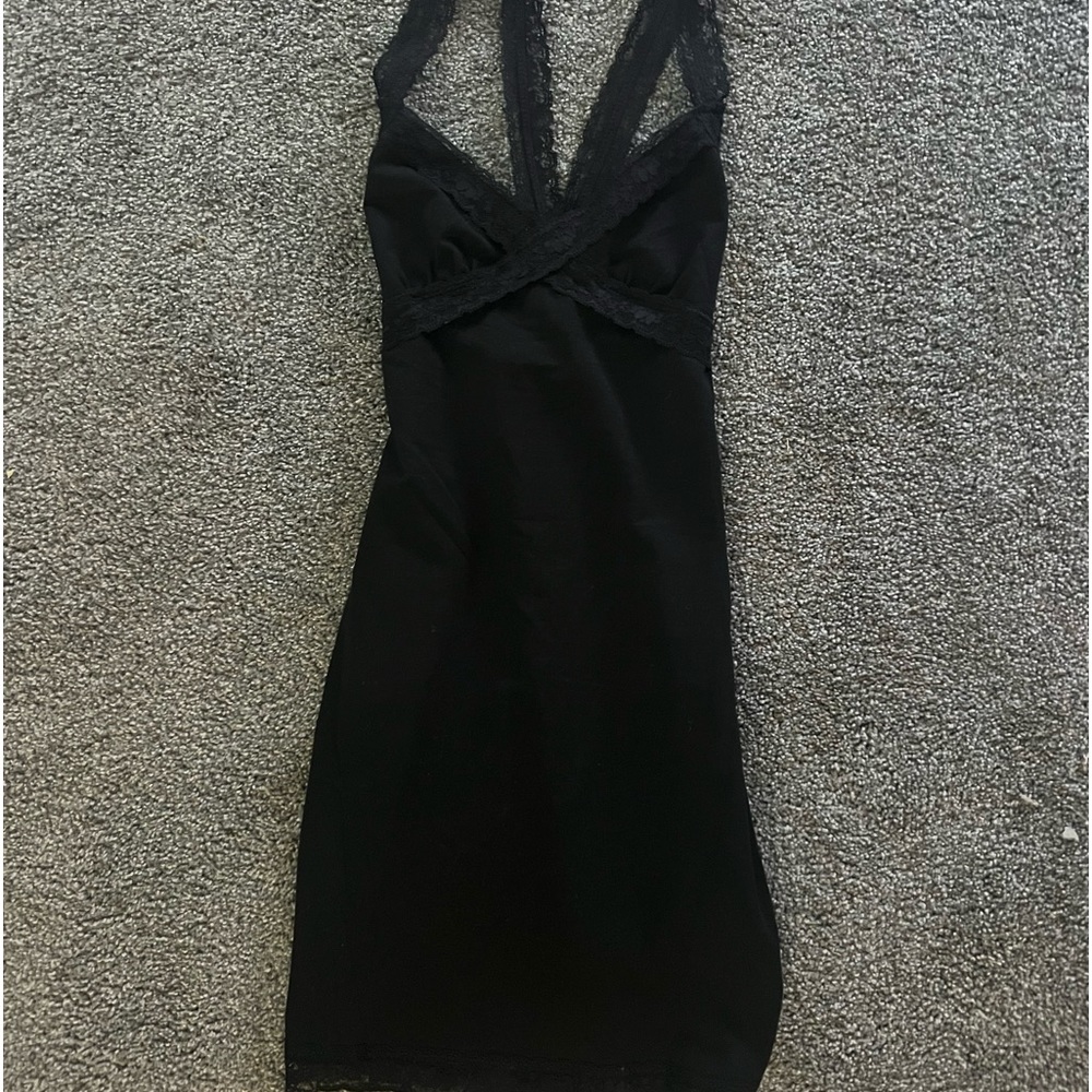 Never worn black tight mini dress